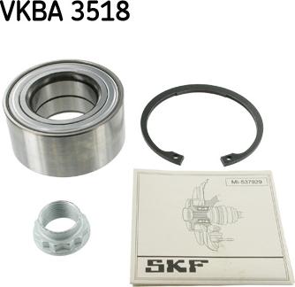 SKF VKBA 3518 - Kit cuscinetto ruota autozon.pro