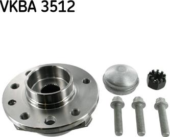 SKF VKBA 3512 - Kit cuscinetto ruota autozon.pro