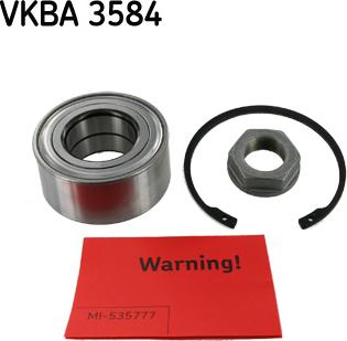 SKF VKBA 3584 - Kit cuscinetto ruota autozon.pro