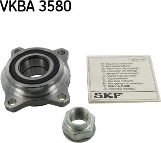 SKF VKBA 3580 - Kit cuscinetto ruota autozon.pro