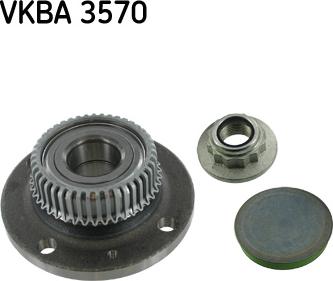 SKF VKBA 3570 - Kit cuscinetto ruota autozon.pro