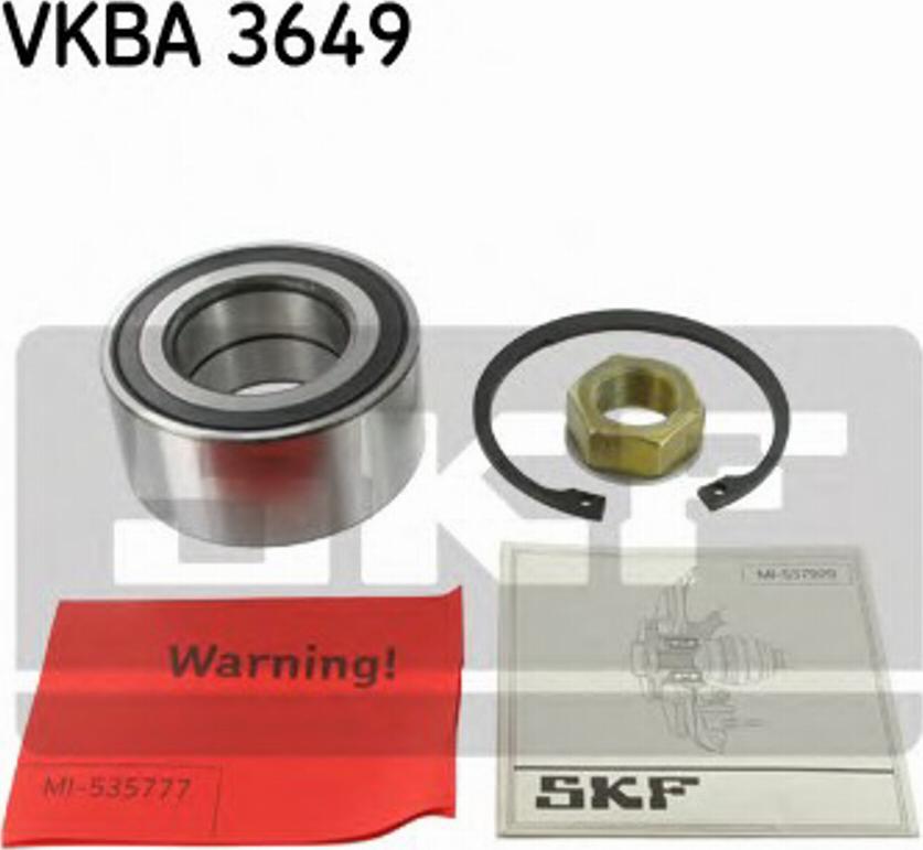 SKF VKBA3649 - Kit cuscinetto ruota autozon.pro