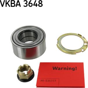 SKF VKBA 3648 - Kit cuscinetto ruota autozon.pro