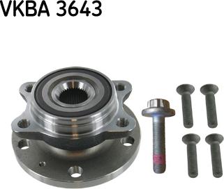 SKF VKBA 3643 - Kit cuscinetto ruota autozon.pro