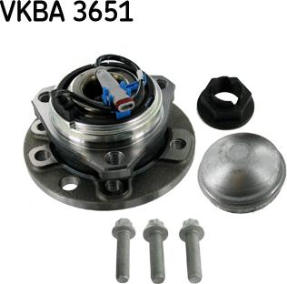 SKF VKBA 3651 - Kit cuscinetto ruota autozon.pro