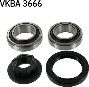 SKF VKBA 3666 - Kit cuscinetto ruota autozon.pro