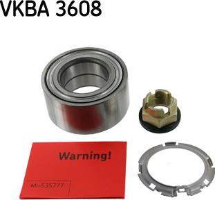 SKF VKBA 3608 - Kit cuscinetto ruota autozon.pro