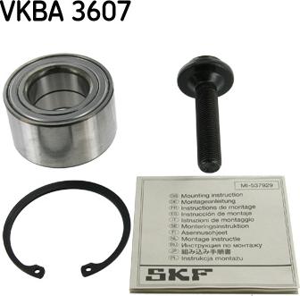 SKF VKBA 3607 - Kit cuscinetto ruota autozon.pro