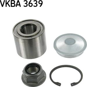 SKF VKBA 3639 - Kit cuscinetto ruota autozon.pro