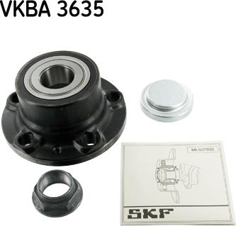 SKF VKBA 3635 - Kit cuscinetto ruota autozon.pro