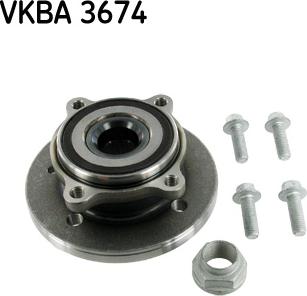 SKF VKBA 3674 - Kit cuscinetto ruota autozon.pro