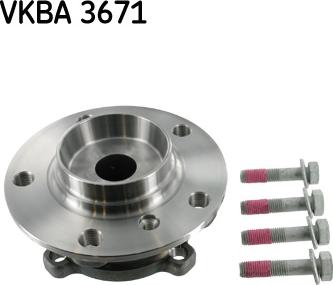 SKF VKBA 3671 - Kit cuscinetto ruota autozon.pro