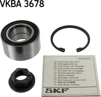 SKF VKBA 3678 - Kit cuscinetto ruota autozon.pro