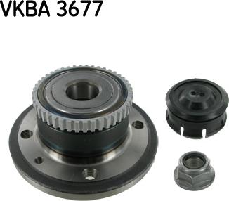 SKF VKBA 3677 - Kit cuscinetto ruota autozon.pro