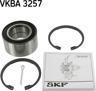 SKF VKBA 3257 - Kit cuscinetto ruota autozon.pro