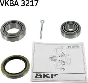 SKF VKBA 3217 - Kit cuscinetto ruota autozon.pro