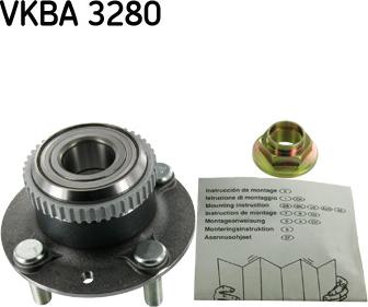 SKF VKBA 3280 - Kit cuscinetto ruota autozon.pro