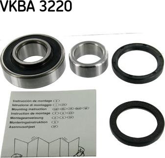 SKF VKBA 3220 - Kit cuscinetto ruota autozon.pro