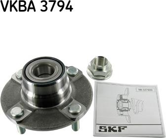 SKF VKBA 3794 - Kit cuscinetto ruota autozon.pro