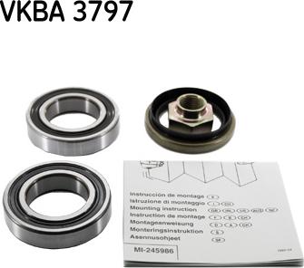 SKF VKBA 3797 - Kit cuscinetto ruota autozon.pro