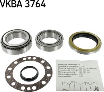 SKF VKBA 3764 - Kit cuscinetto ruota autozon.pro