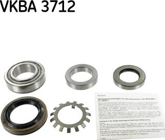 SKF VKBA 3712 - Kit cuscinetto ruota autozon.pro