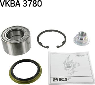 SKF VKBA 3780 - Kit cuscinetto ruota autozon.pro