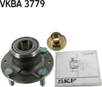 SKF VKBA 3779 - Kit cuscinetto ruota autozon.pro