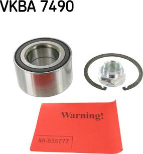 SKF VKBA 7490 - Kit cuscinetto ruota autozon.pro