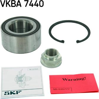 SKF VKBA 7440 - Kit cuscinetto ruota autozon.pro