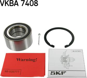 SKF VKBA 7408 - Kit cuscinetto ruota autozon.pro