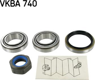 SKF VKBA 740 - Kit cuscinetto ruota autozon.pro