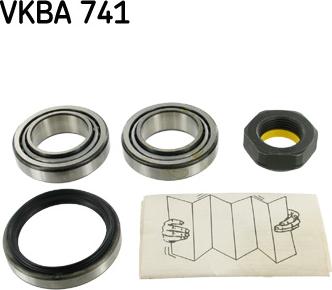 SKF VKBA 741 - Kit cuscinetto ruota autozon.pro