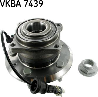 SKF VKBA 7439 - Kit cuscinetto ruota autozon.pro