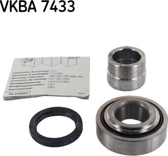 SKF VKBA 7433 - Kit cuscinetto ruota autozon.pro