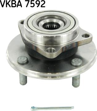 SKF VKBA 7592 - Kit cuscinetto ruota autozon.pro