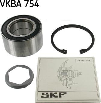 SKF VKBA 754 - Kit cuscinetto ruota autozon.pro