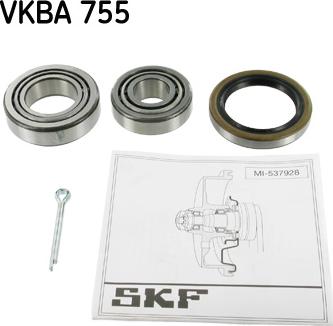 SKF VKBA 755 - Kit cuscinetto ruota autozon.pro