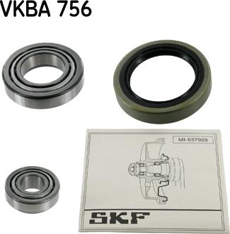 SKF VKBA 756 - Kit cuscinetto ruota autozon.pro