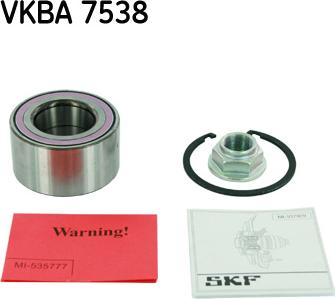 SKF VKBA 7538 - Kit cuscinetto ruota autozon.pro