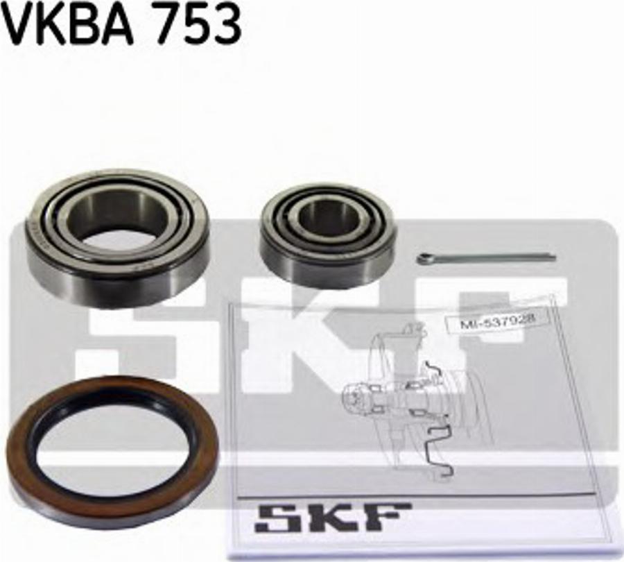 SKF VKBA 753 - Cinghia Poly-V autozon.pro