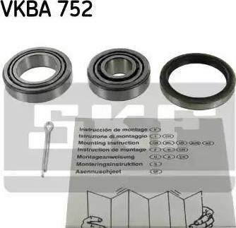 SKF VKBA 752 - Kit cuscinetto ruota autozon.pro