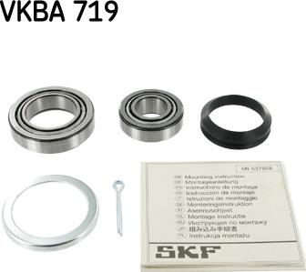 SKF VKBA 719 - Kit cuscinetto ruota autozon.pro