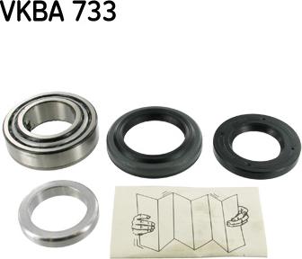 SKF VKBA 733 - Kit cuscinetto ruota autozon.pro