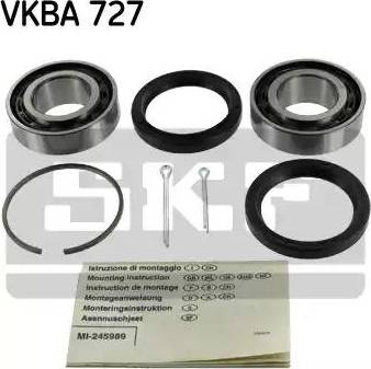 SKF VKBA 727 - Kit cuscinetto ruota autozon.pro