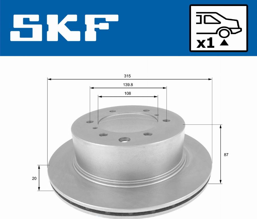 SKF VKBD 90933 V1 - Discofreno autozon.pro