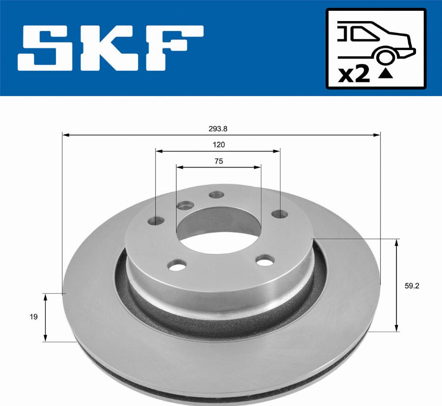 SKF VKBD 90447 V2 - Discofreno autozon.pro