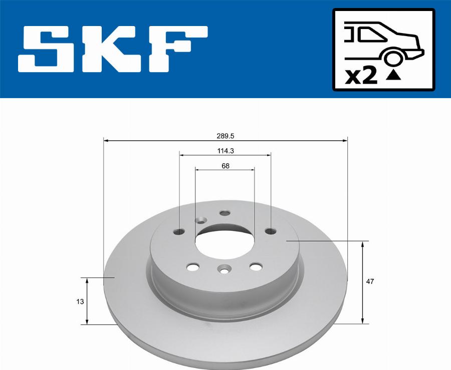 SKF VKBD 90457 S2 - Discofreno autozon.pro