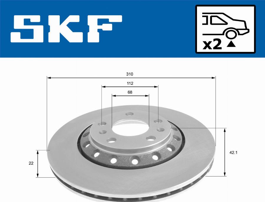 SKF VKBD 90486 V2 - Discofreno autozon.pro