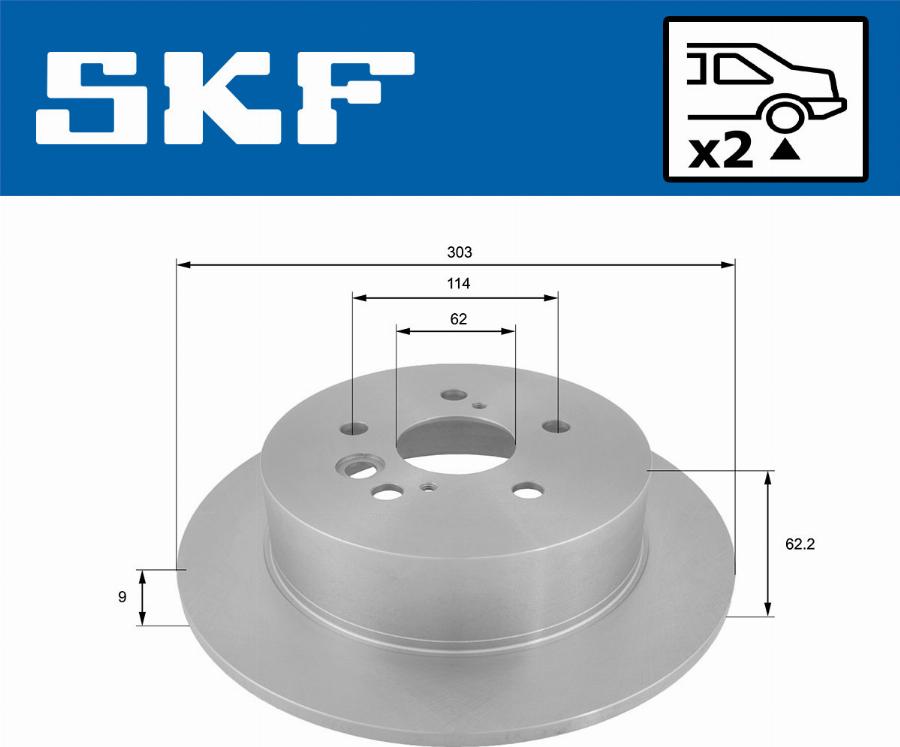 SKF VKBD 90473 S2 - Discofreno autozon.pro